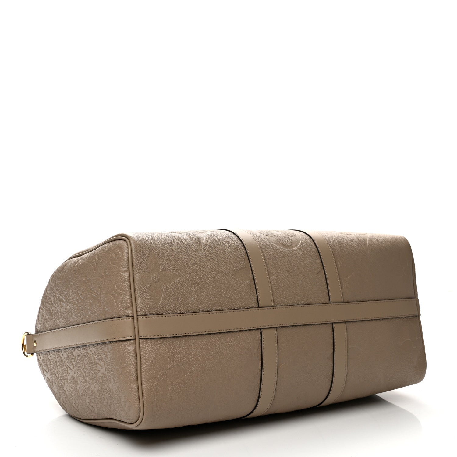 Louis Vuitton Empreinte Monogram Giant Keepall Bandouliere 45 Tourterelle 3 of 8