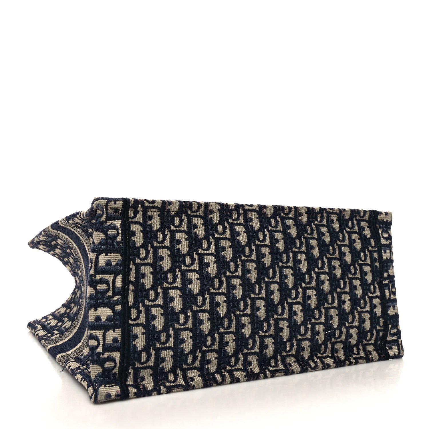 Christian Dior Oblique Medium Book Tote Blue Multicolor 4 of 12