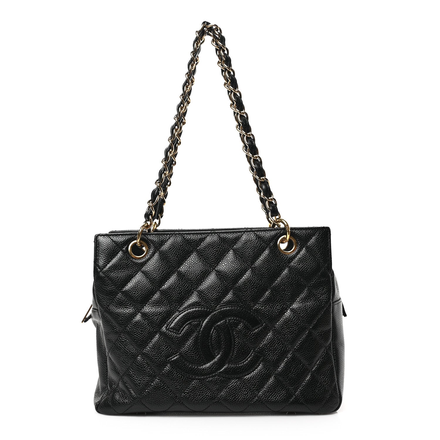 Chanel Caviar Quilted Petit Timeless Tote PTT Black 1 of 8
