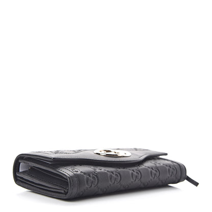 Gucci Guccissima Sukey Continental Wallet Continental Wallet Black 4 of 7