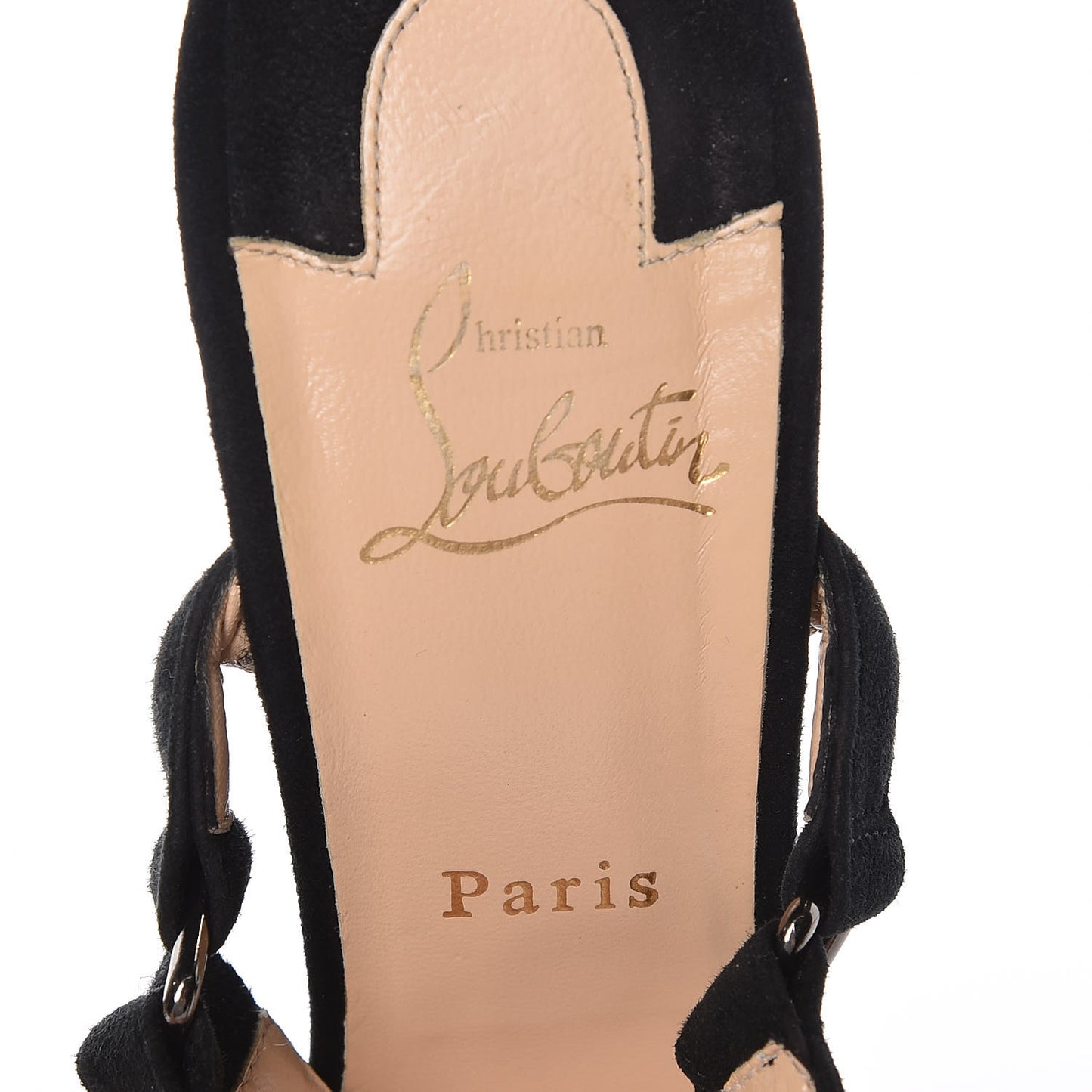 Calfskin Suede Cataclou 140 Wedge Sandals 39 Black Dark Gun