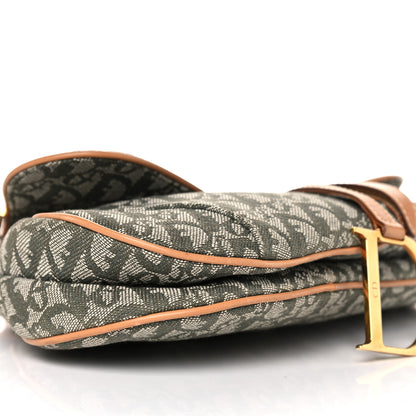 Christian Dior Monogram Saddle Bag Green 8 of 11