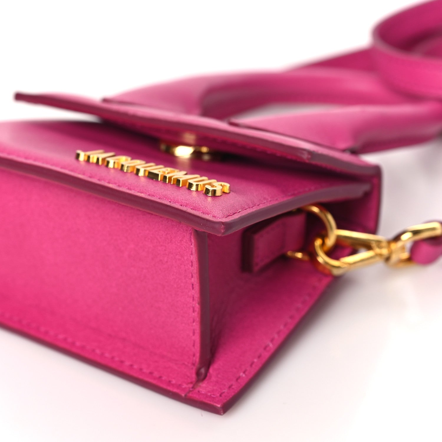 Jacquemus Smooth Calfskin Le Chiquito Dark Pink 8 of 10