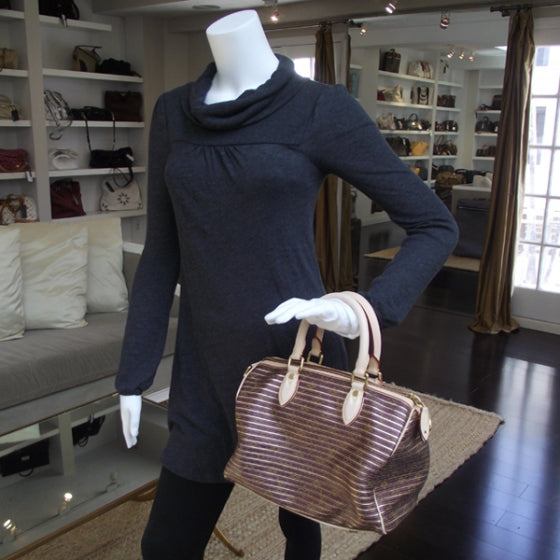 Louis Vuitton Monogram Eden Speedy Peach 2 of 9