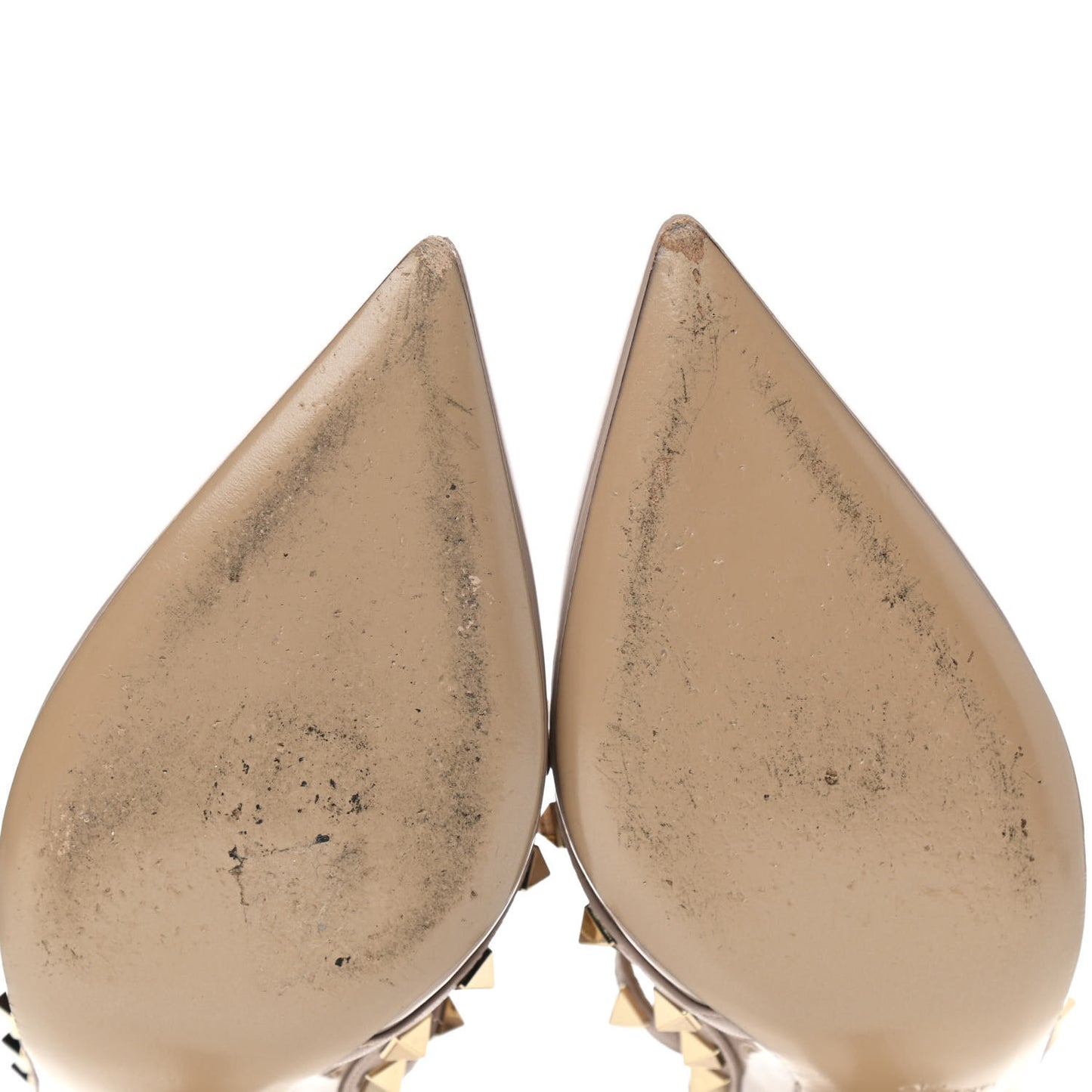 Patent Rockstud Ankle Strap 100mm Pumps 36 Poudre