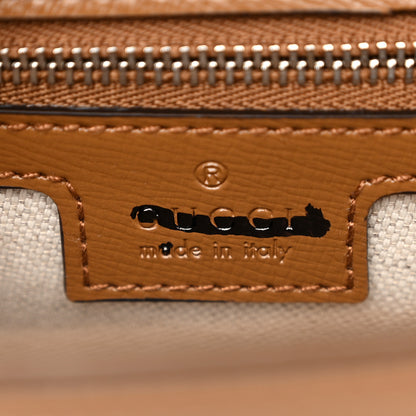 Gucci Monogram Small Horsebit 1955 Asymmetric Shoulder Bag Beige Brown Sugar 6 of 10
