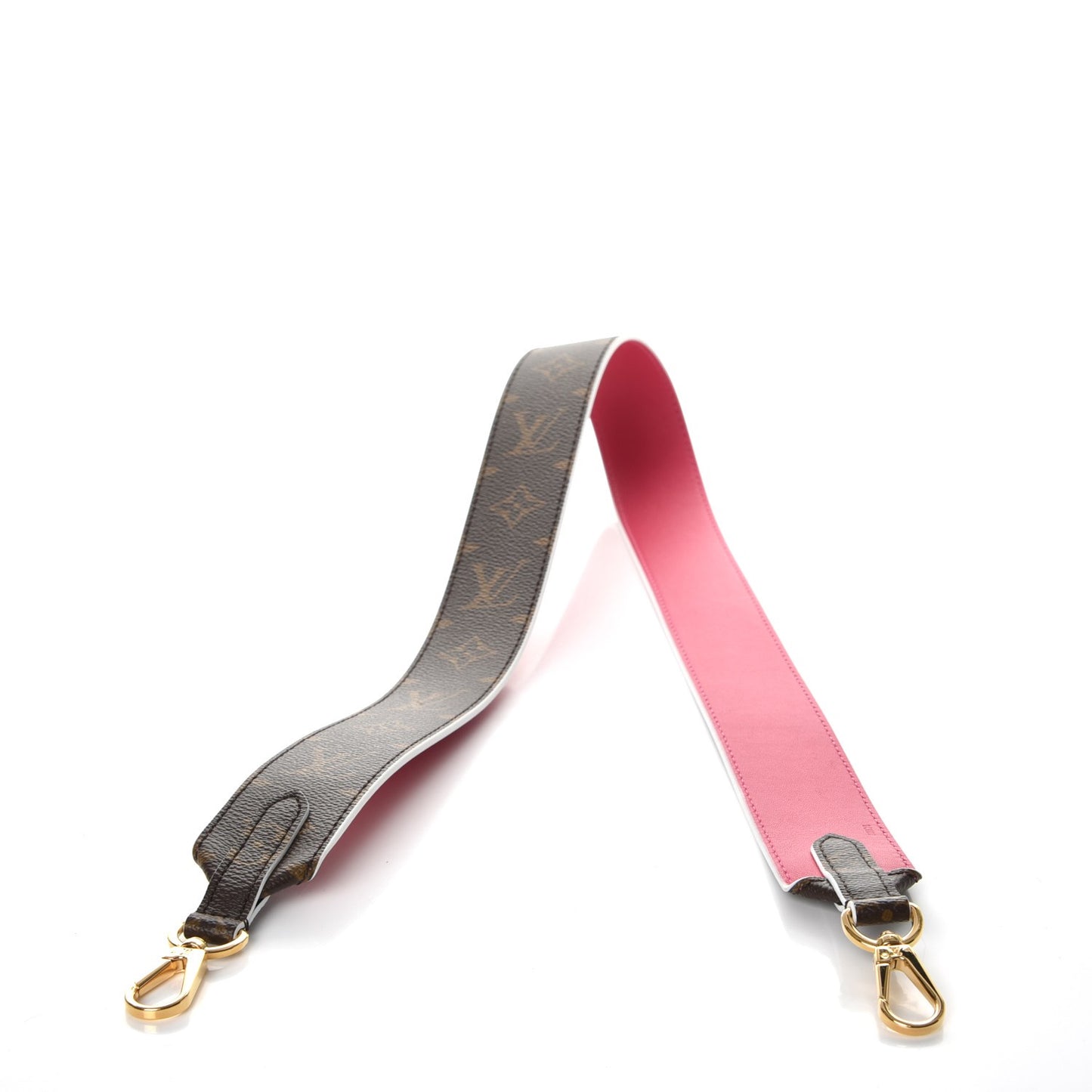 Monogram Bandouliere Shoulder Strap Hot Pink
