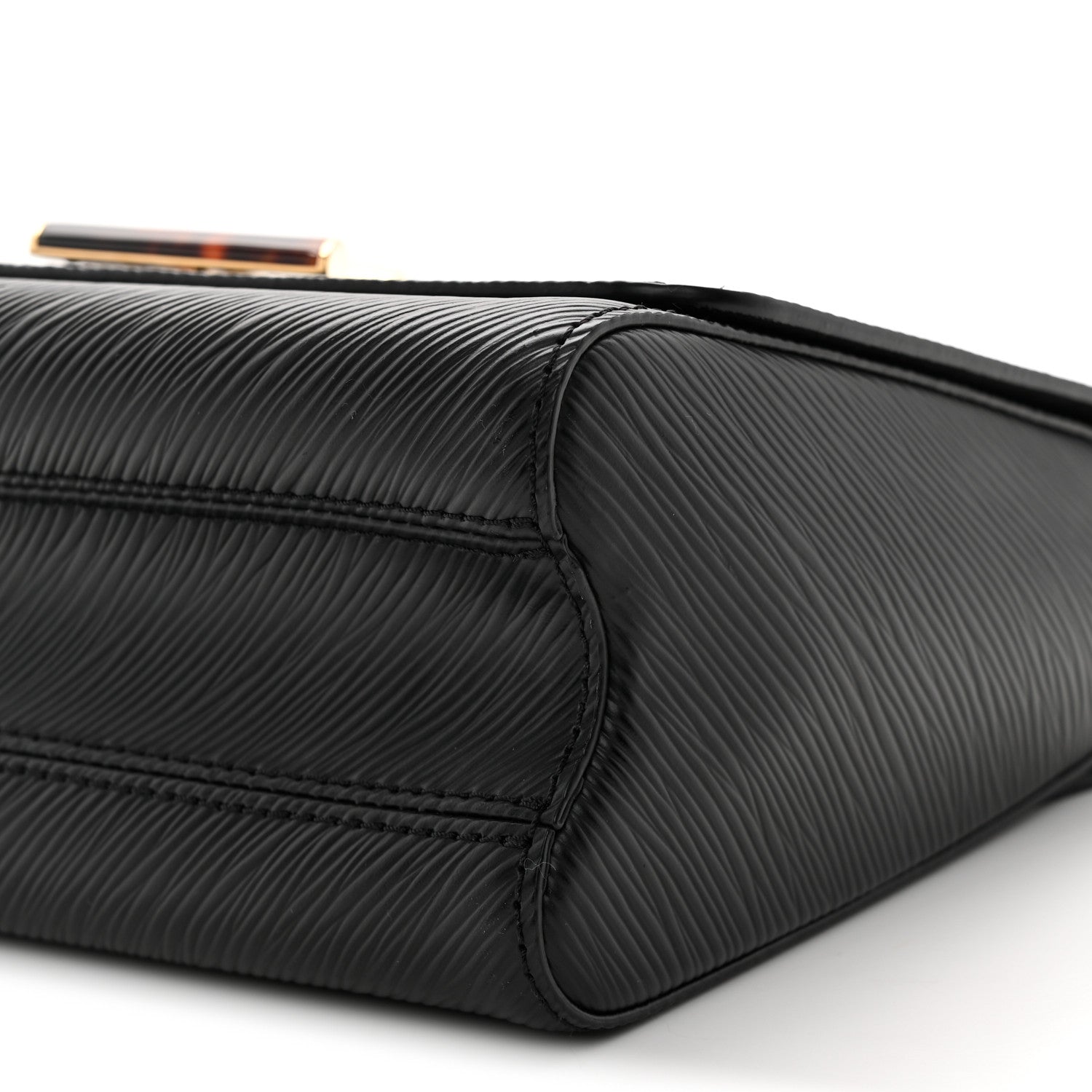 Louis Vuitton Epi Tortoiseshell Twist Shoulder Bag MM Black 10 of 10