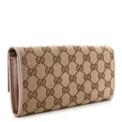Gucci Monogram Lovely Heart Continental Wallet Light Pink 3 of 13