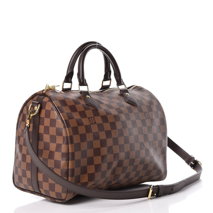Louis Vuitton Damier Ebene Speedy Bandouliere 30 3 of 12