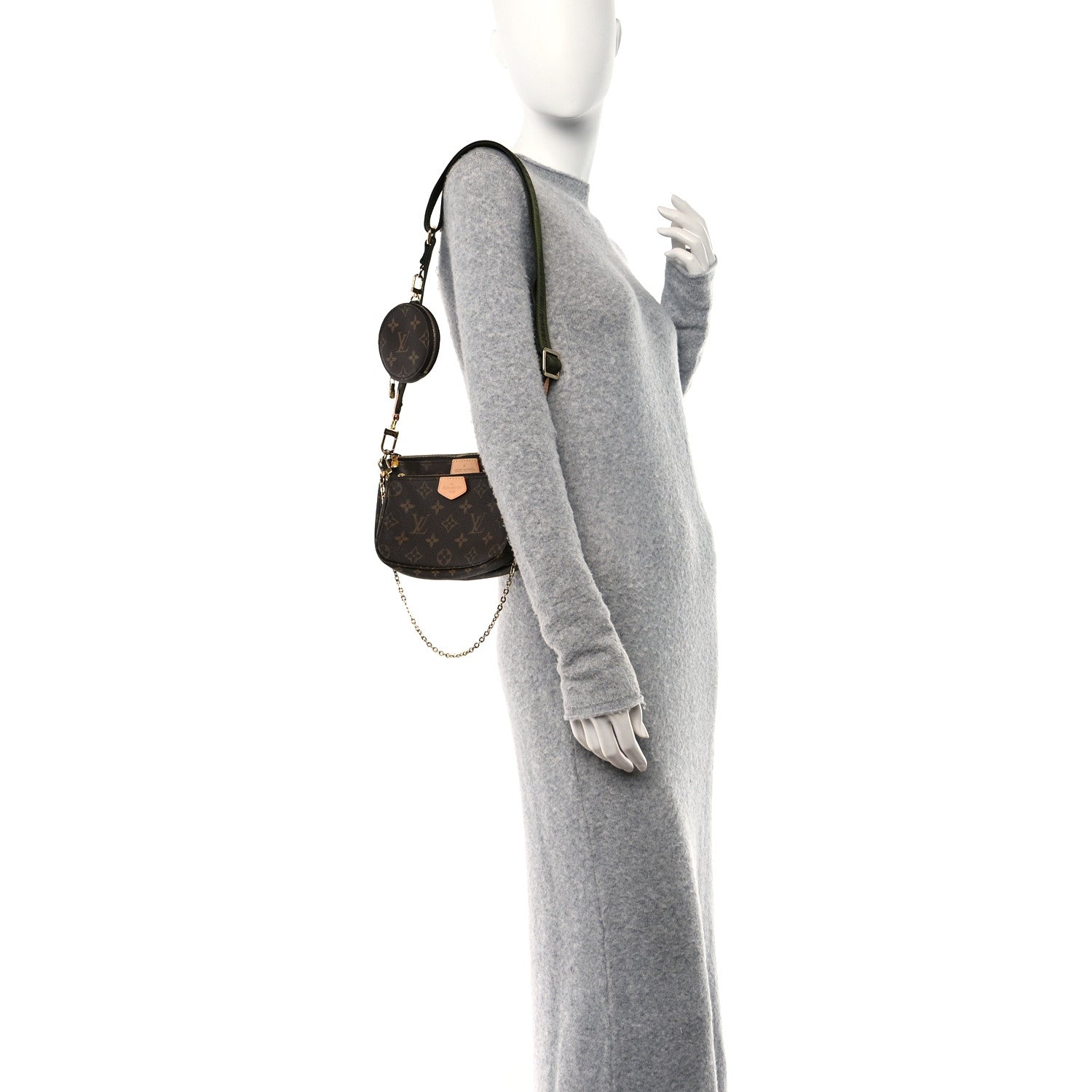 Louis Vuitton Monogram Multi Pochette Accessories Kaki 2 of 13