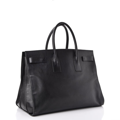 Saint Laurent Calfskin Large Sac De Jour Carryall Black 3 of 20