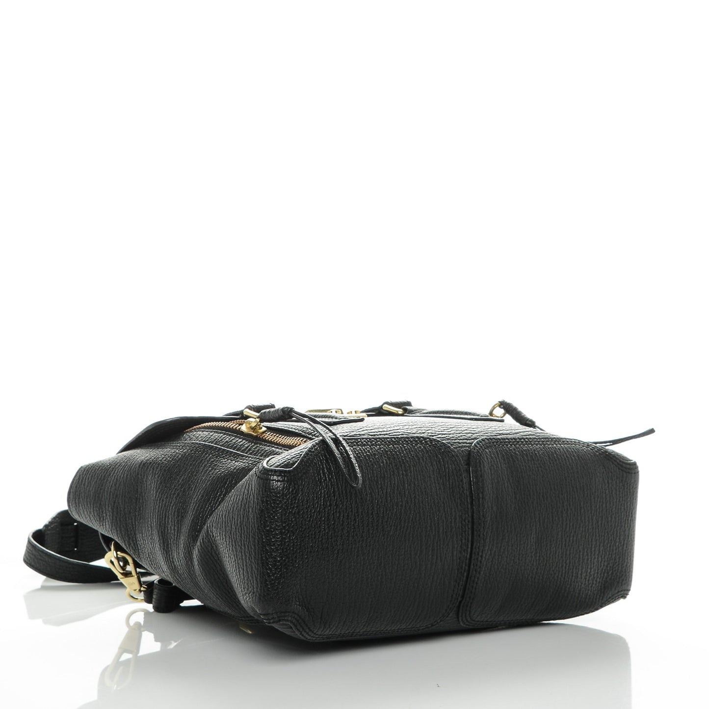 3.1 Textured Calfskin Medium Pashli Satchel Black