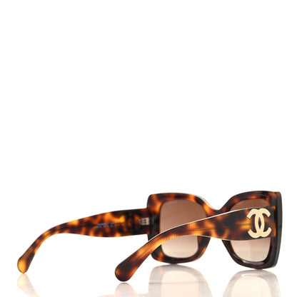 Chanel Square Polarized CC Sunglasses 5494-A Tortoise Brown 4 of 7