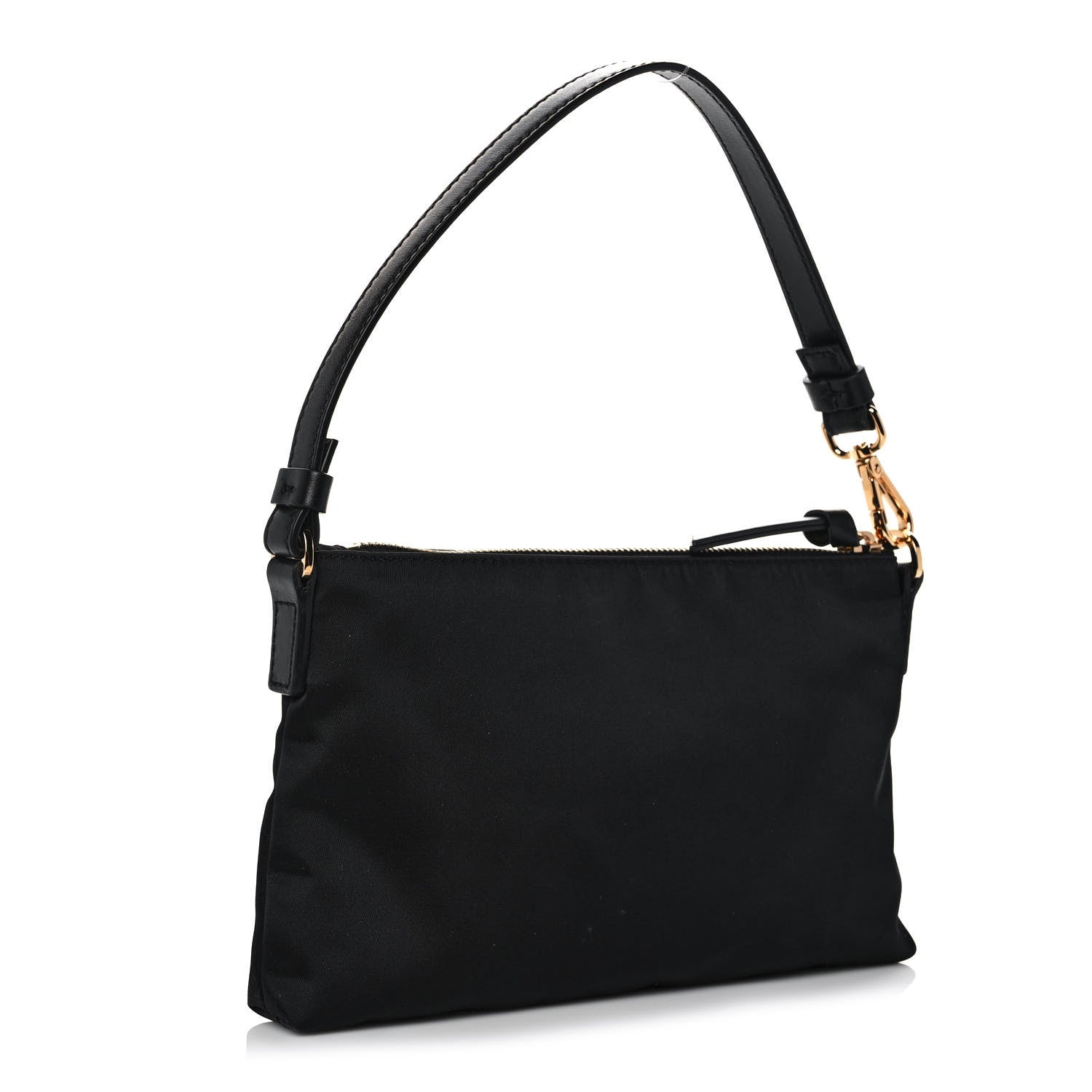 Versace Nylon Tribute Icon Flat Pouch Black 2 of 10