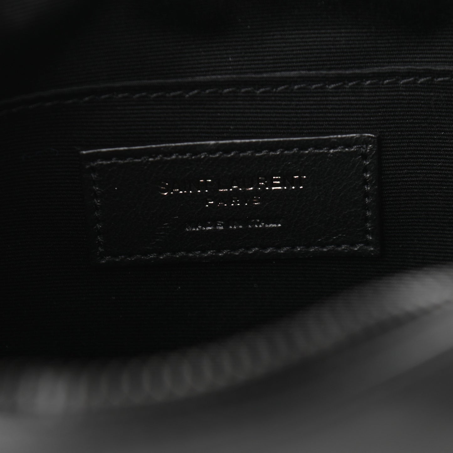 Calfskin Matelasse Monogram Lou Camera Bag Black