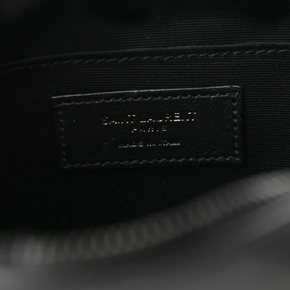 Saint Laurent Calfskin Matelasse Monogram Lou Camera Bag Black 6 of 9