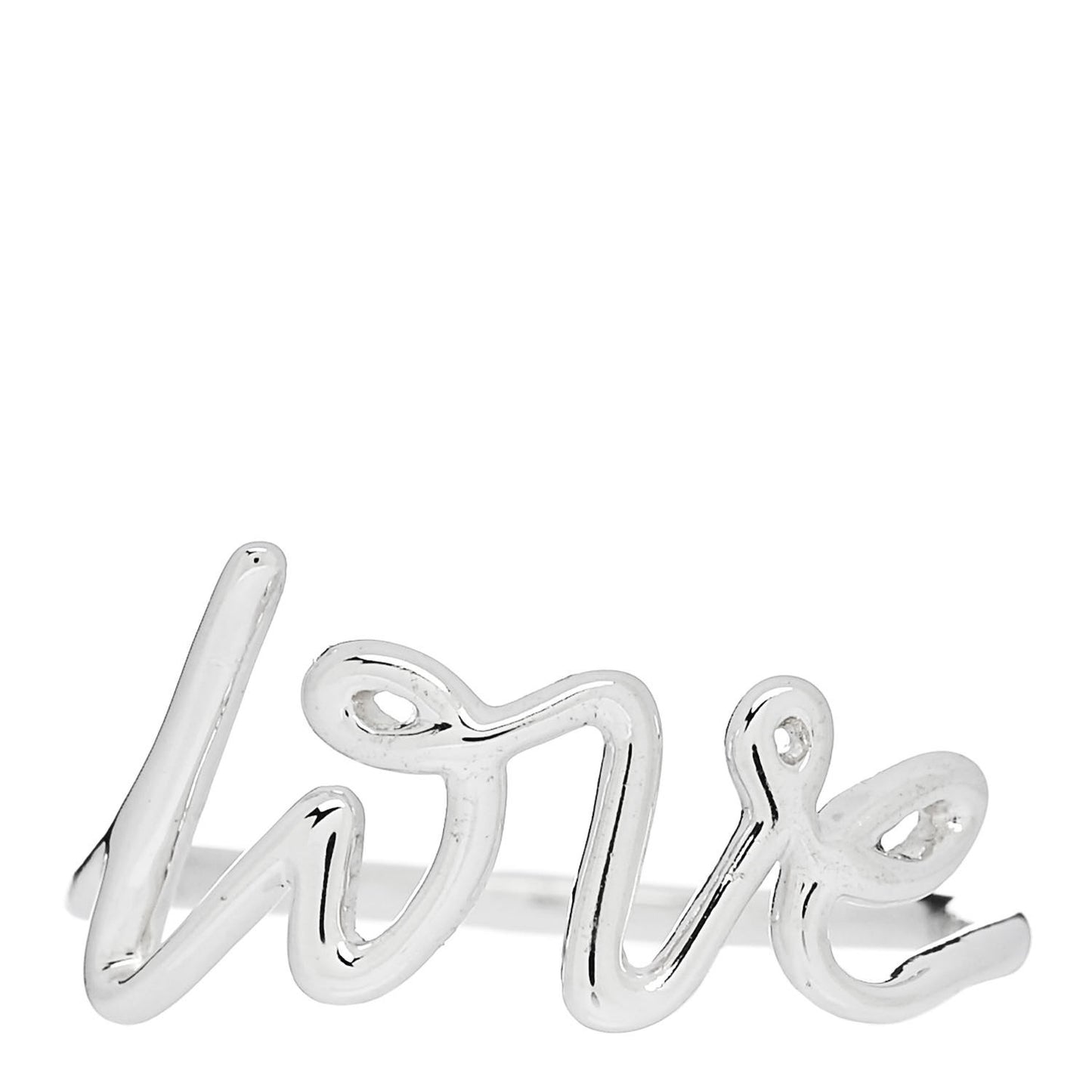 Sterling Silver Paloma Picasso Graffiti Love Ring 54 7