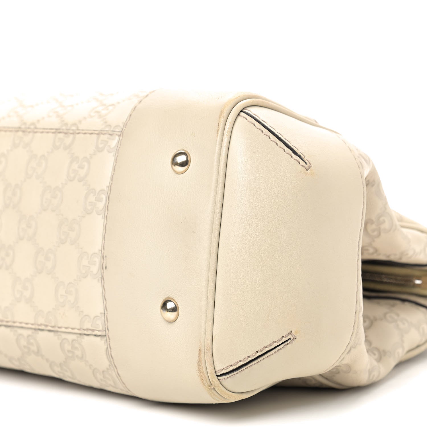 Gucci Guccissima Medium Mayfair Tote Off White 9 of 16
