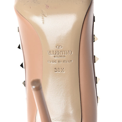 Valentino Garavani Nappa Rockstud 100mm Pumps 38.5 Soft Noisette Poudre 8 of 19