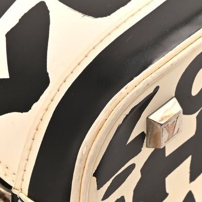 Louis Vuitton Graffiti Alma MM Black 12 of 14