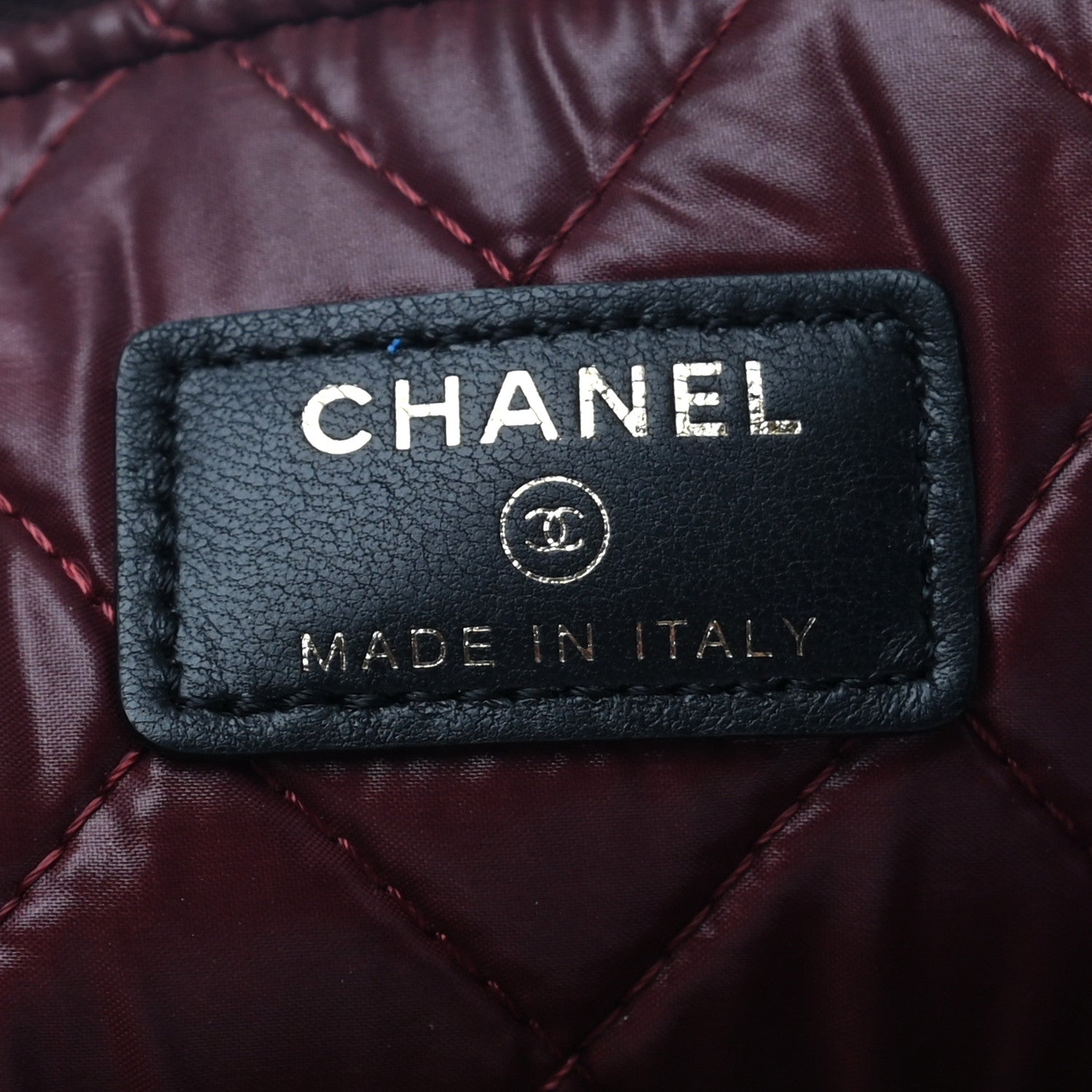 Chanel Lambskin Quilted Large Cosmetic Case Black 6 of 8