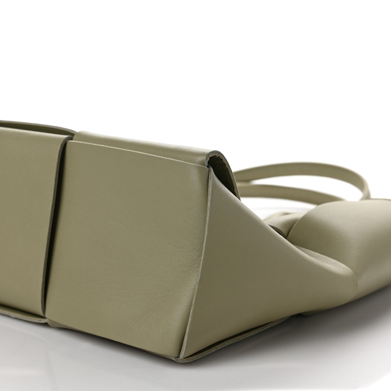 Bottega Veneta Grained Calfskin Intrecciato Small Arco Tote Travertine 8 of 9
