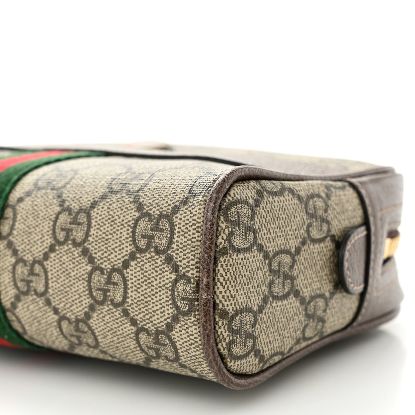 GG Supreme Monogram Small Ophidia Belt Bag 65 26 Dark Brown