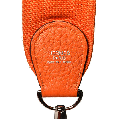 Hermes Taurillon Clemence Evelyne III PM Orange 6 of 12