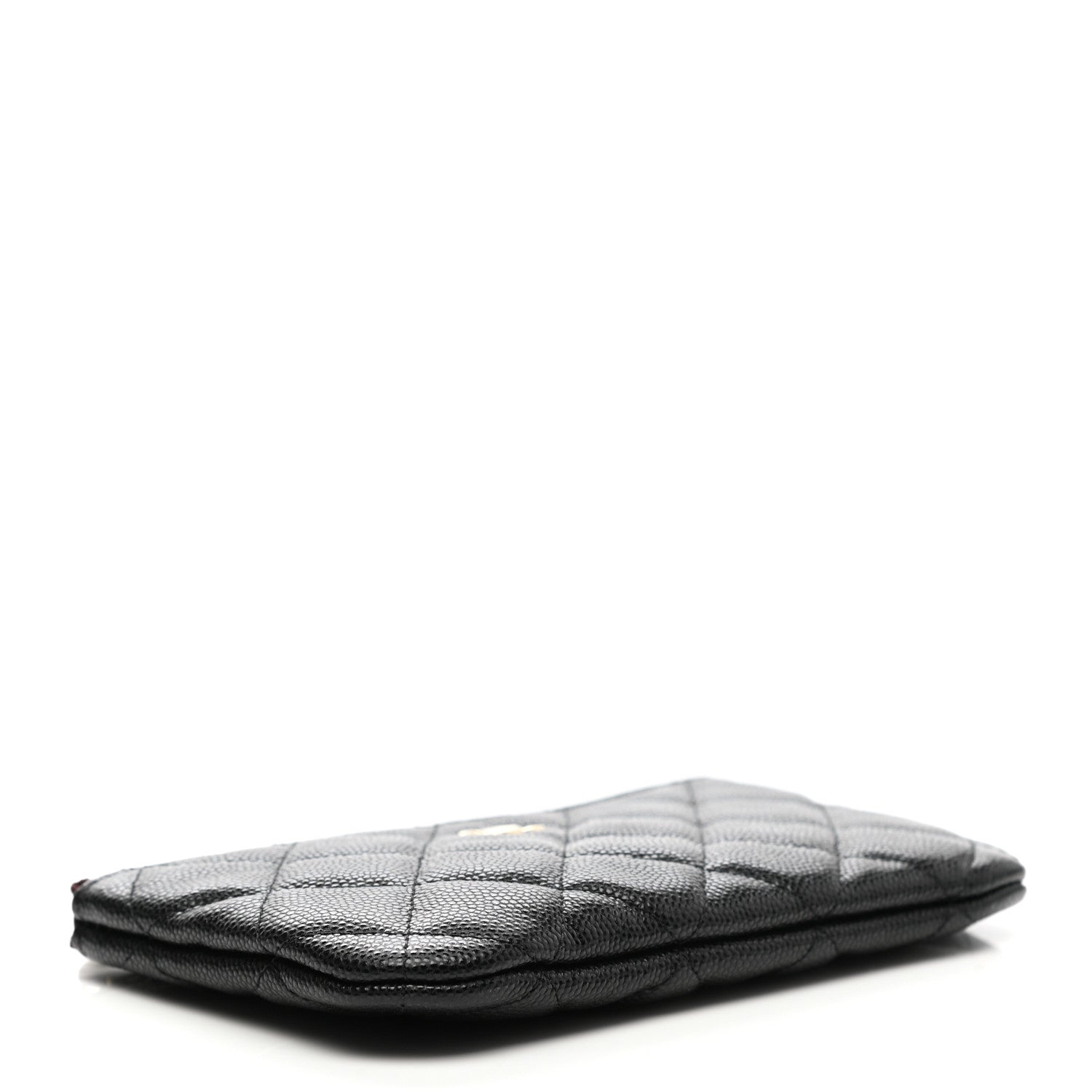 Chanel Caviar Quilted Small Cosmetic Case Black 5 of 9