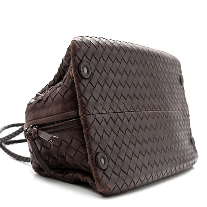 Bottega Veneta Nappa Intrecciato Satchel Ebano 7 of 10