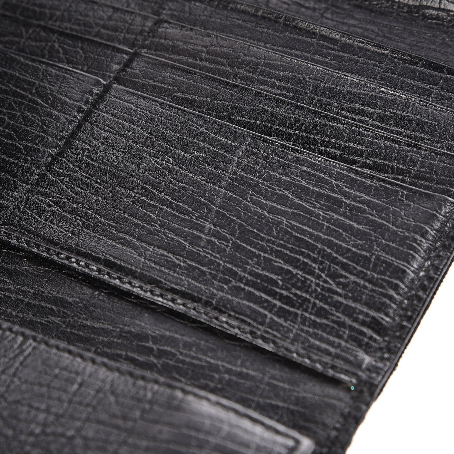 Gucci Monogram Web Hasler Continental Wallet Black 11 of 12