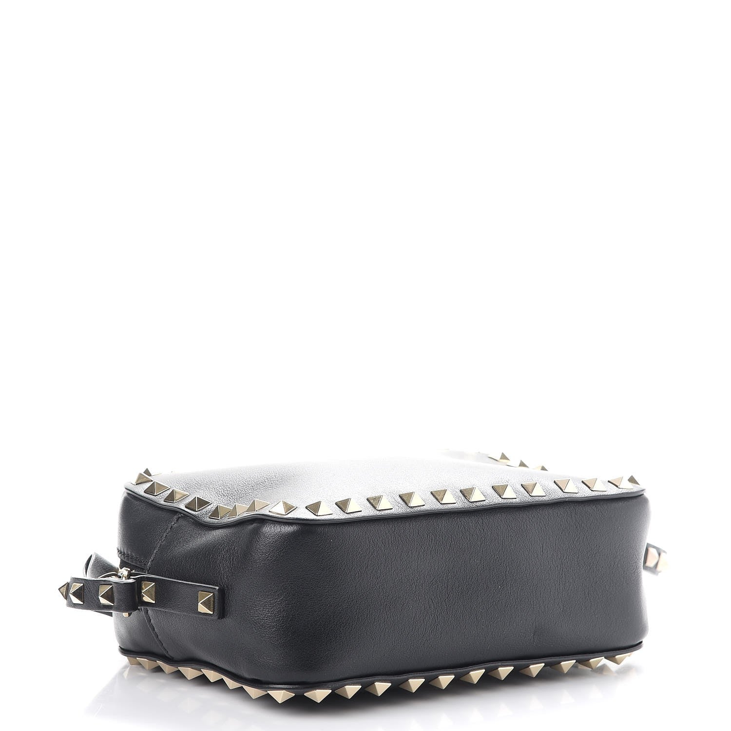 Valentino Garavani Calfskin Rockstud Camera Crossbody Bag Black 4 of 9