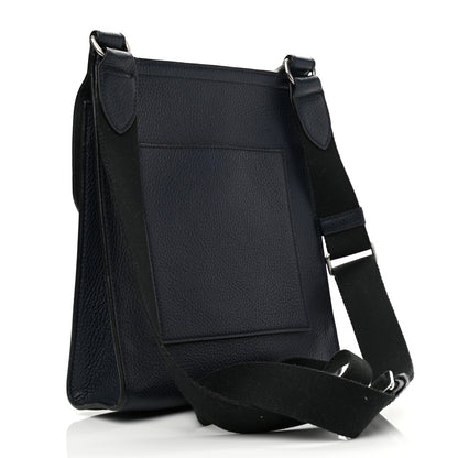 Mulberry Natural Grain Calfskin Racing Stripe Antony Messenger Crossbody Midnight Blue 3 of 9