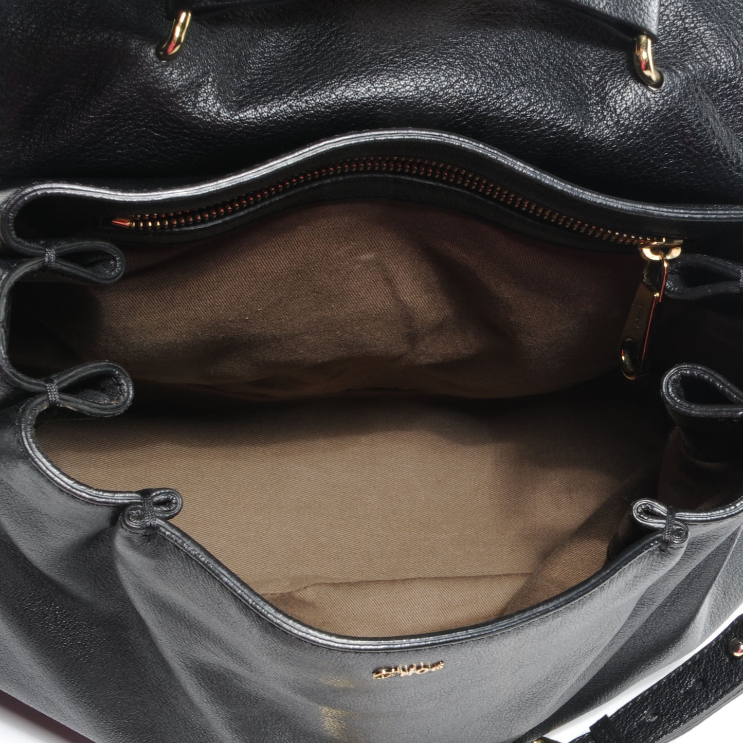 Calfskin Elsie Satchel Black