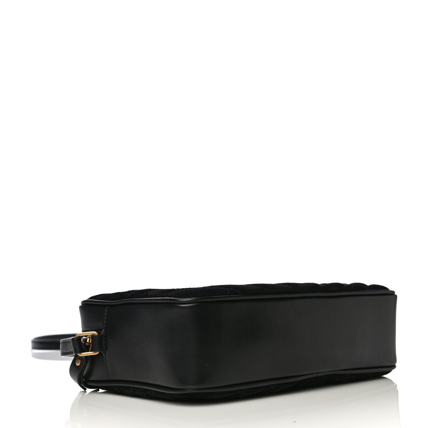 Saint Laurent Suede Calfskin Monogram Lou Camera Bag Black 4 of 12