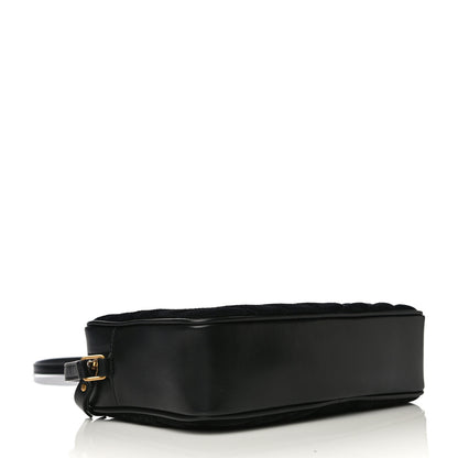 Saint Laurent Suede Calfskin Monogram Lou Camera Bag Black 4 of 12