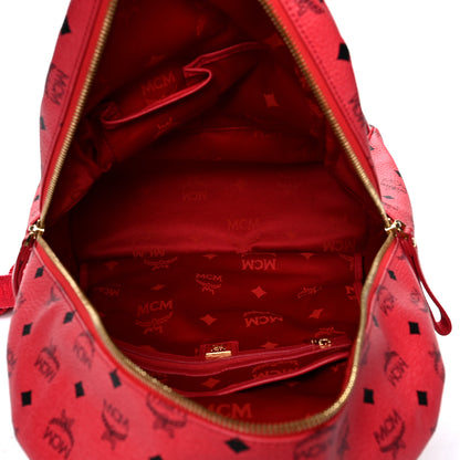 MCM Visetos Medium Sprinkle Stud Stark Backpack Corail 5 of 15