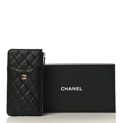 Chanel Caviar Quilted Classic iPhone Pouch Black 11 of 11