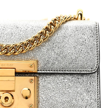 Gucci Galassia Small Padlock Shoulder Bag Argento 8 of 13