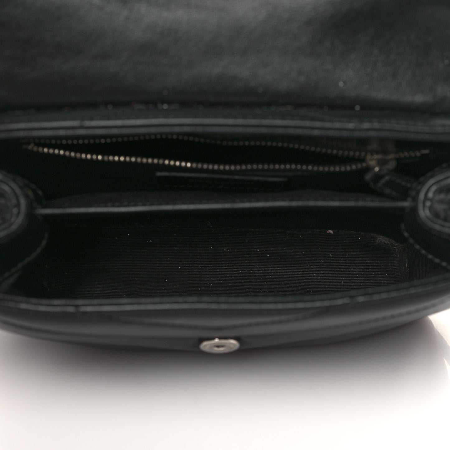 Calfskin Y Quilted Monogram Toy Loulou Crossbody Bag Black