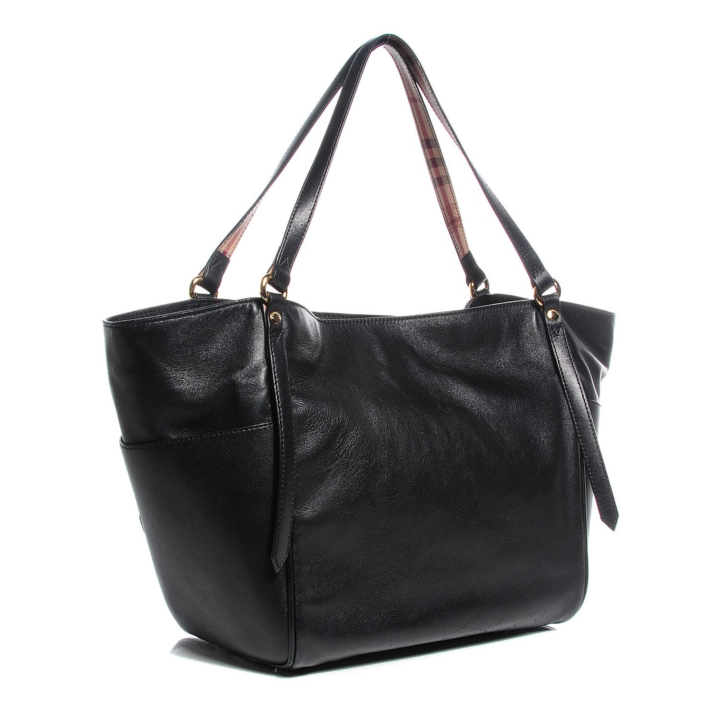 Lambskin Small Canterbury Tote Black