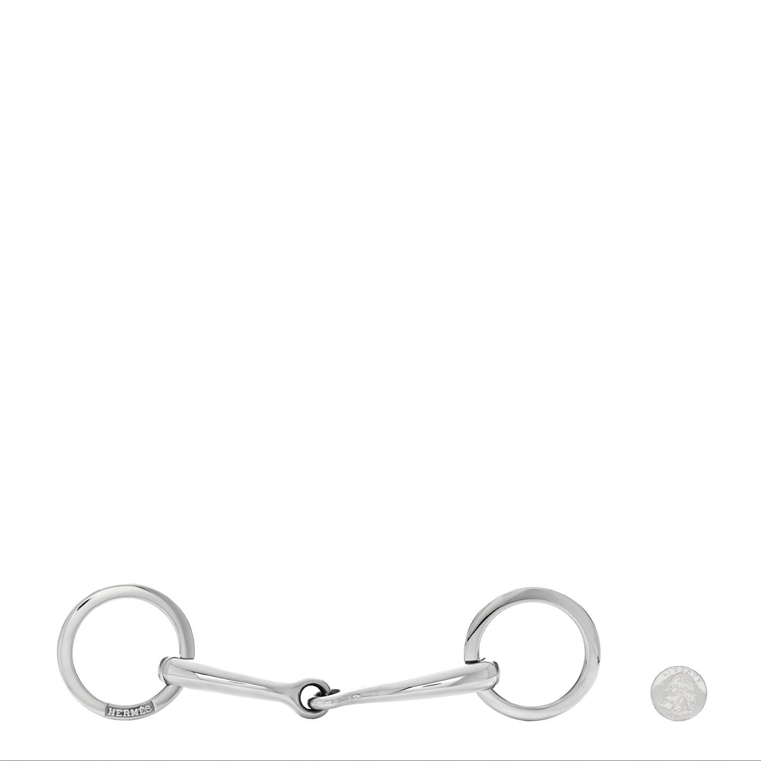 Hermes Palladium Large Mors Scarf Ring 2 of 6