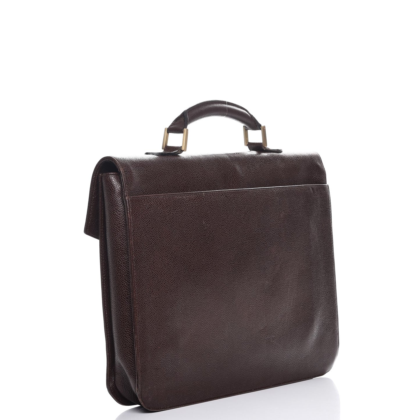 Caviar Briefcase Bag Brown