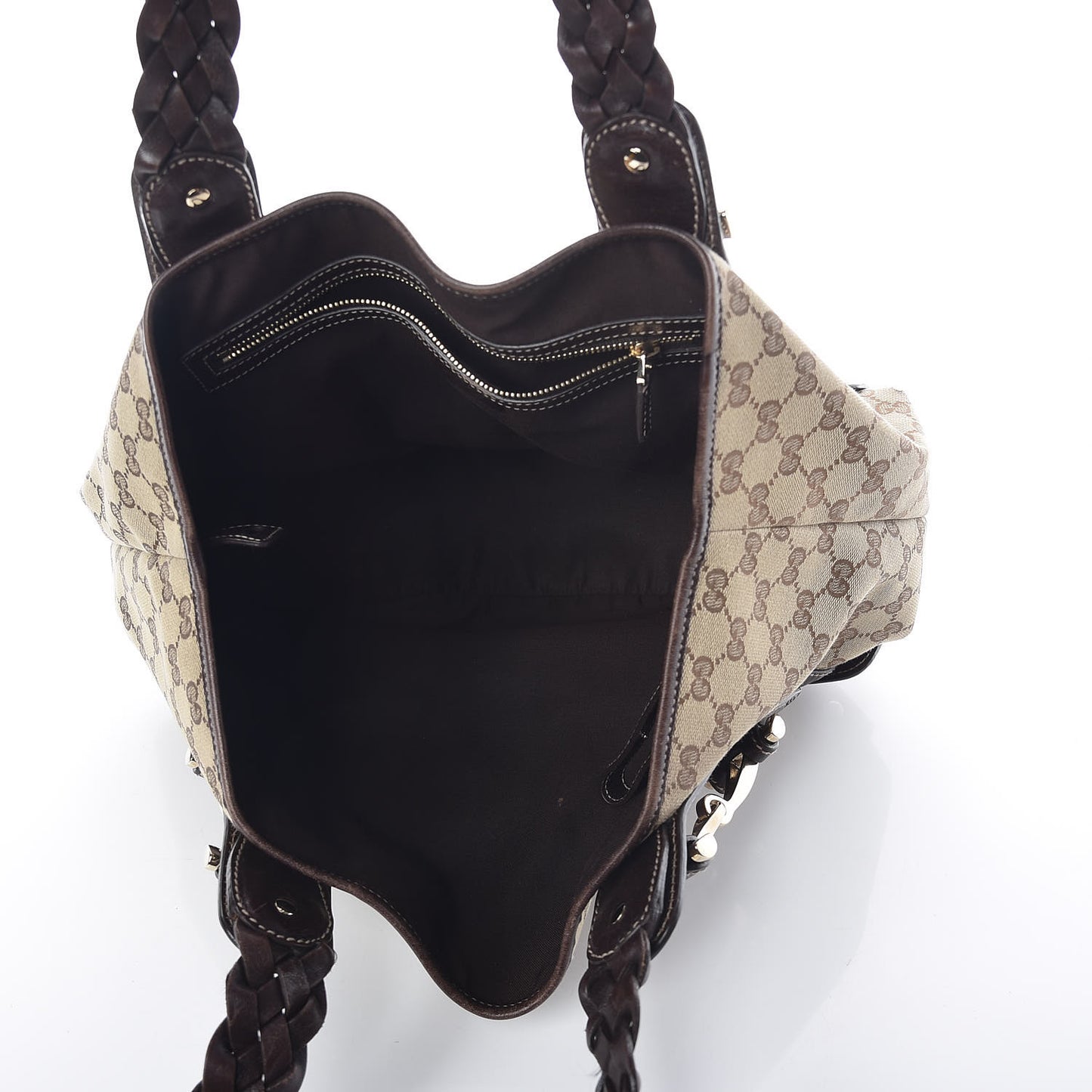Monogram Small Pelham Shoulder Bag Dark Brown