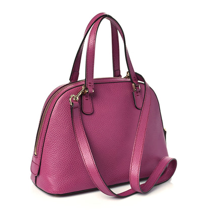 Gucci Dollar Calfskin Dome Bag Purple 3 of 10