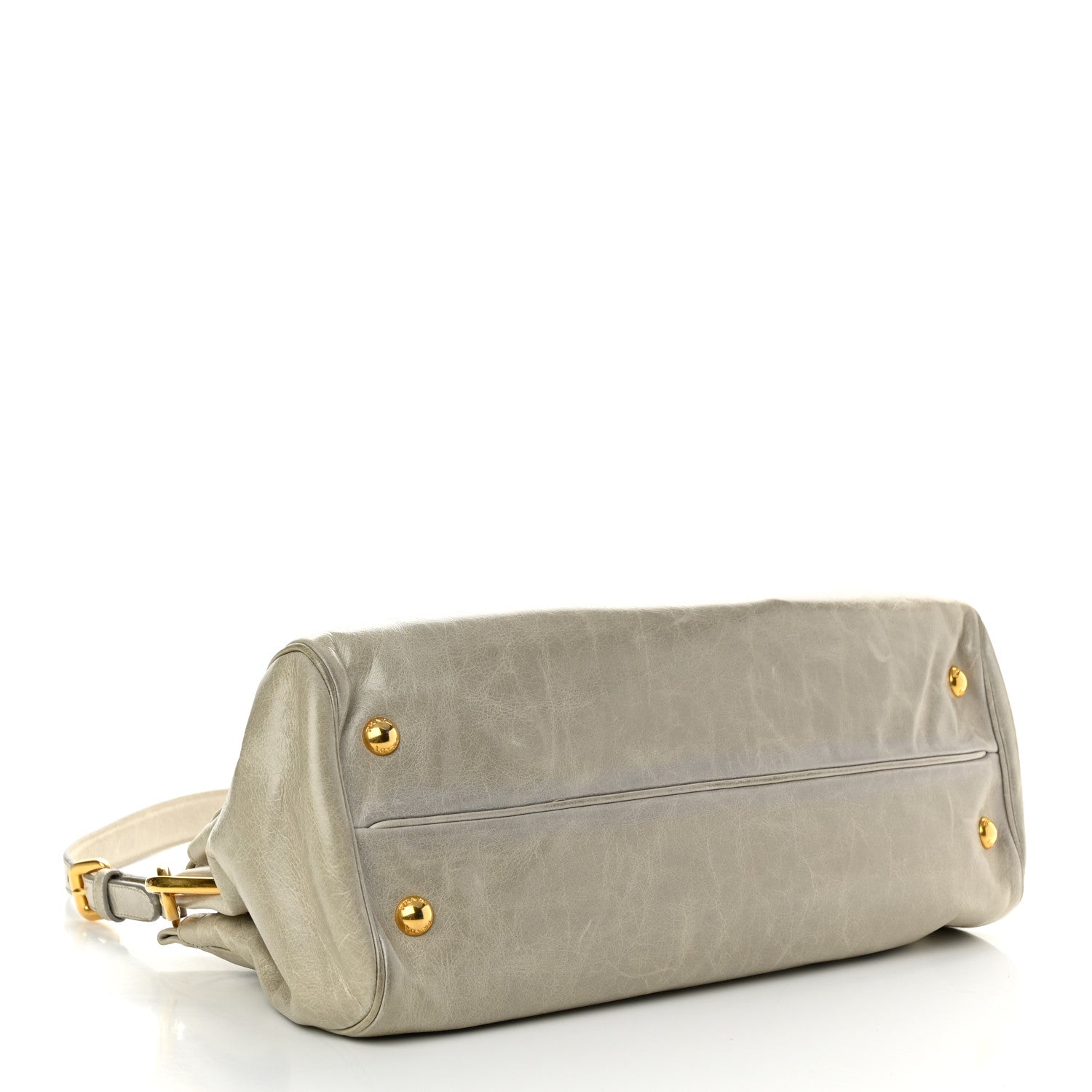 Prada Vitello Shine Shopping Satchel Nube 3 of 12