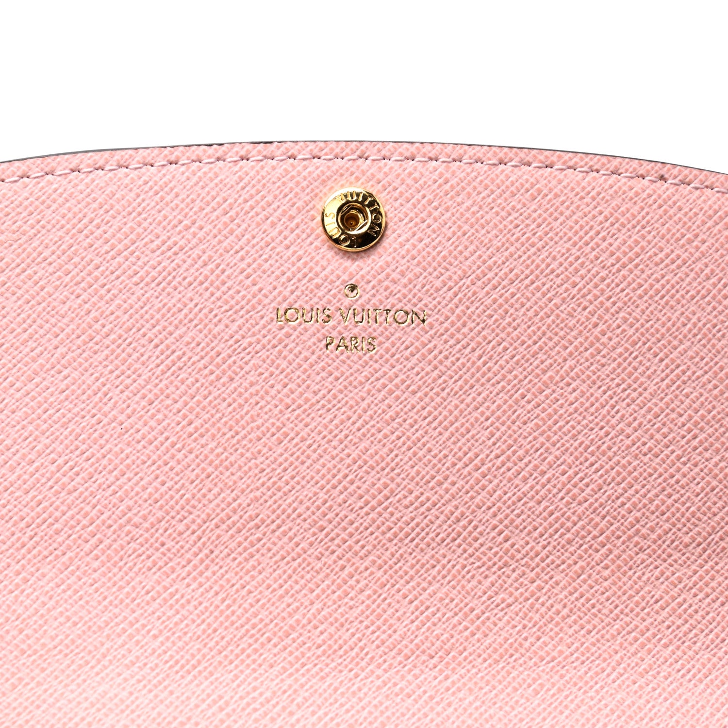 Louis Vuitton Damier Ebene Emilie Wallet Rose Ballerine 6 of 7