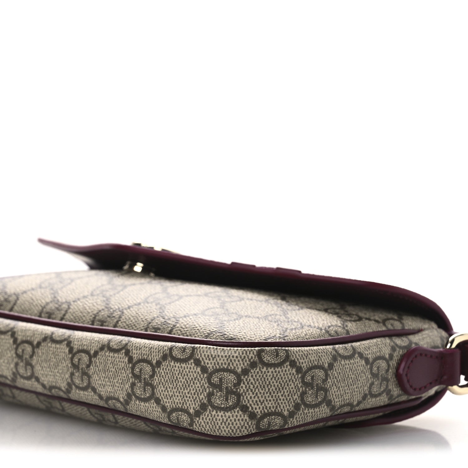 Gucci GG Supreme Monogram Cat Print Mini Shoulder Bag Beige Ebony Rosso 10 of 11