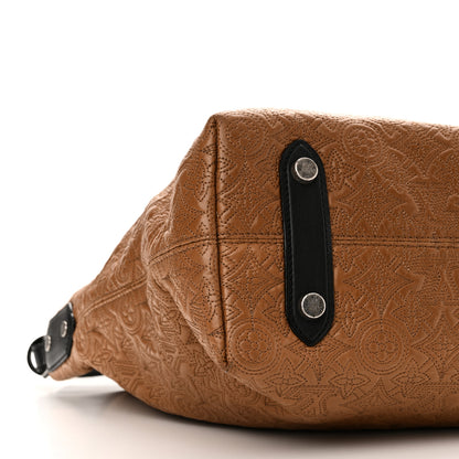 Louis Vuitton Monogram Lambskin Antheia Hobo PM Caramel 8 of 9